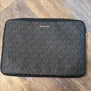 Michael Kors Monogram Black Laptop Bag